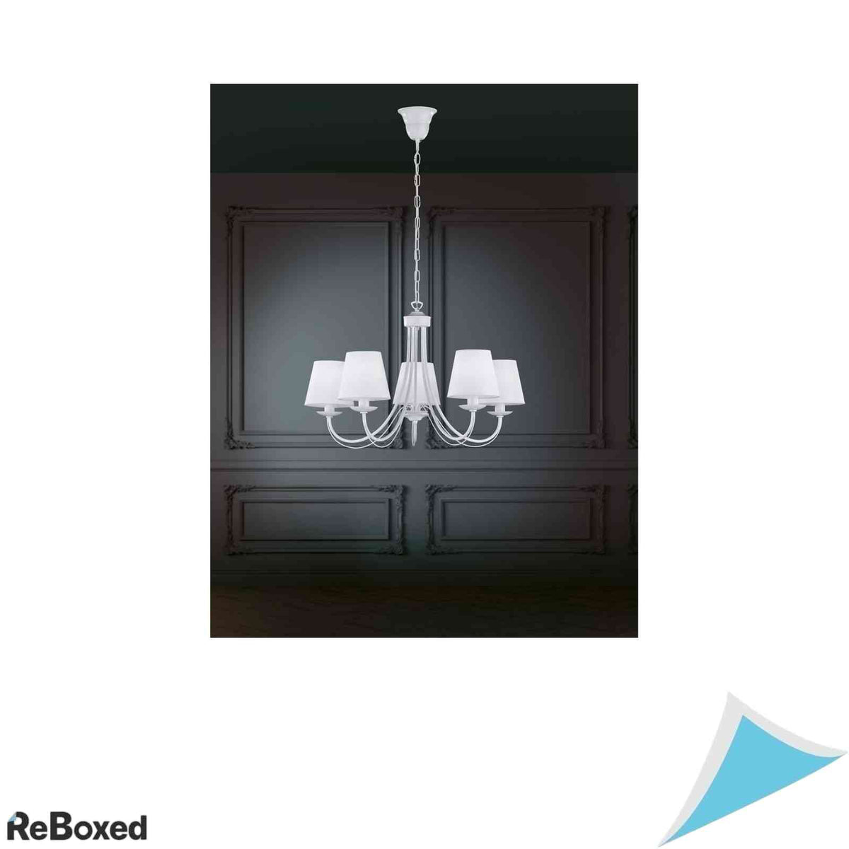 Lustra Suspendata TRIO Lighting Cortez 5 Bratule E14 28W 66x150cm Alb