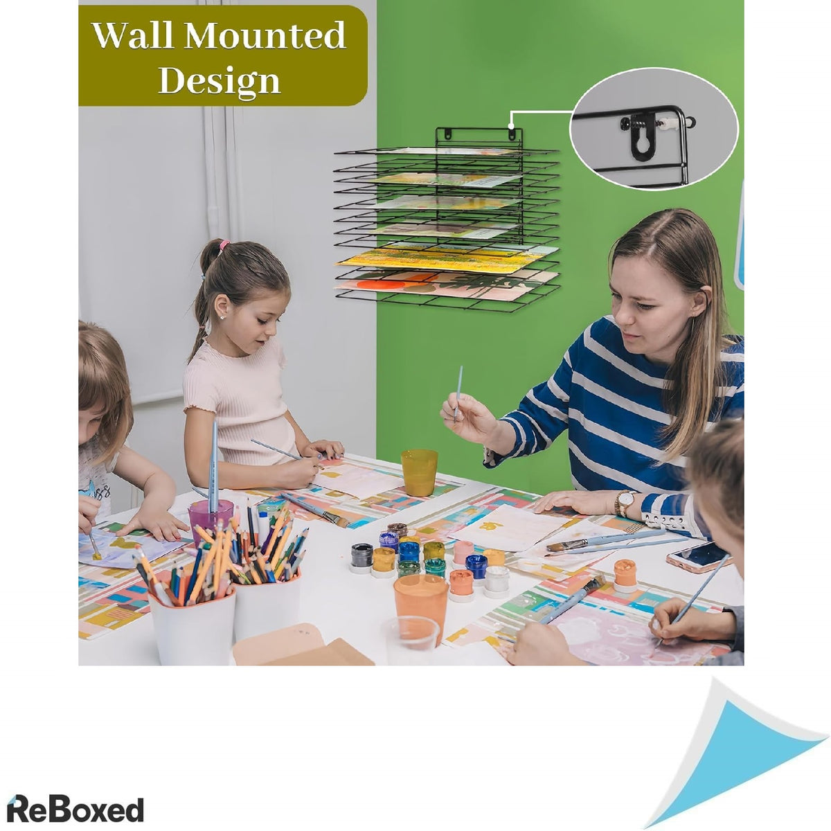 Lzttyee Suport pentru Uscare a Lucrarilor Artistice 12 Rafturi