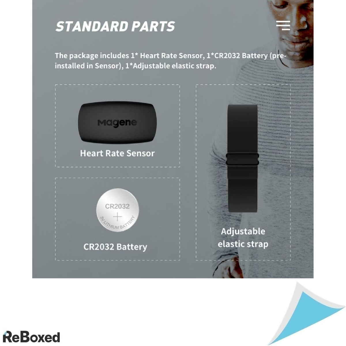 Magene H64 – Senzor ritm cardiac cu curea piept bluetooth