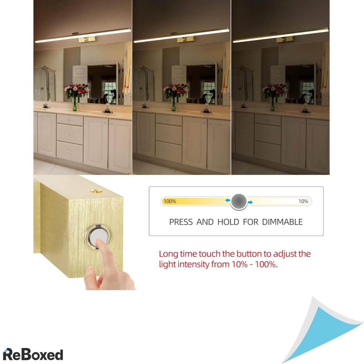 MantoLite Corp de Iluminat LED Dimabil 80cm 18W Bronze