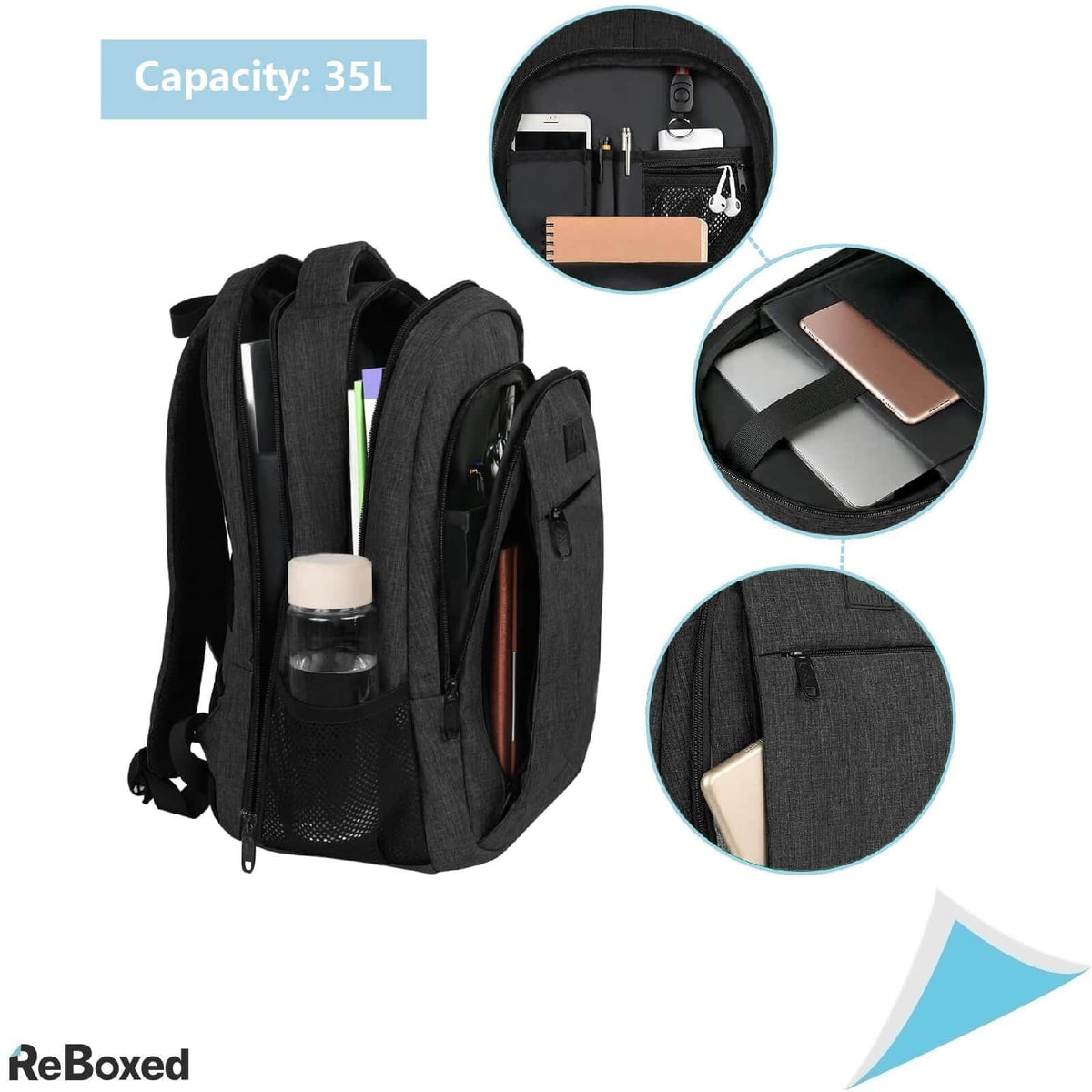 Matein Rucsac pentru Laptop 17.3 Inch USB