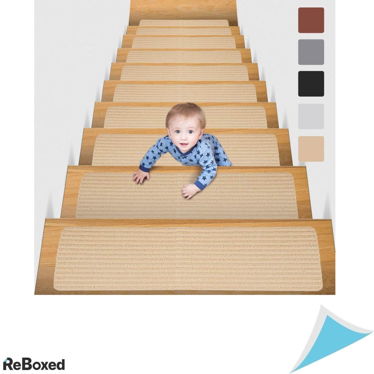 MBIGM Pachet de 15 Covoare Antiderapante pentru Trepte