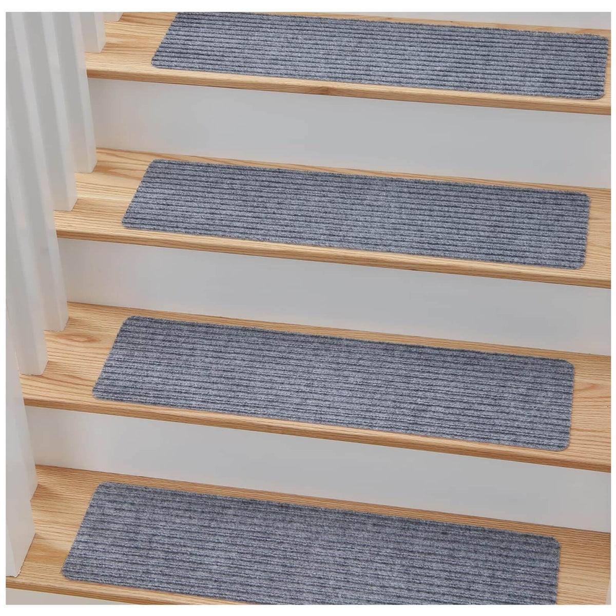 MBIGM Pachet de 15 Covoare Antiderapante pentru Trepte 65x20 cm