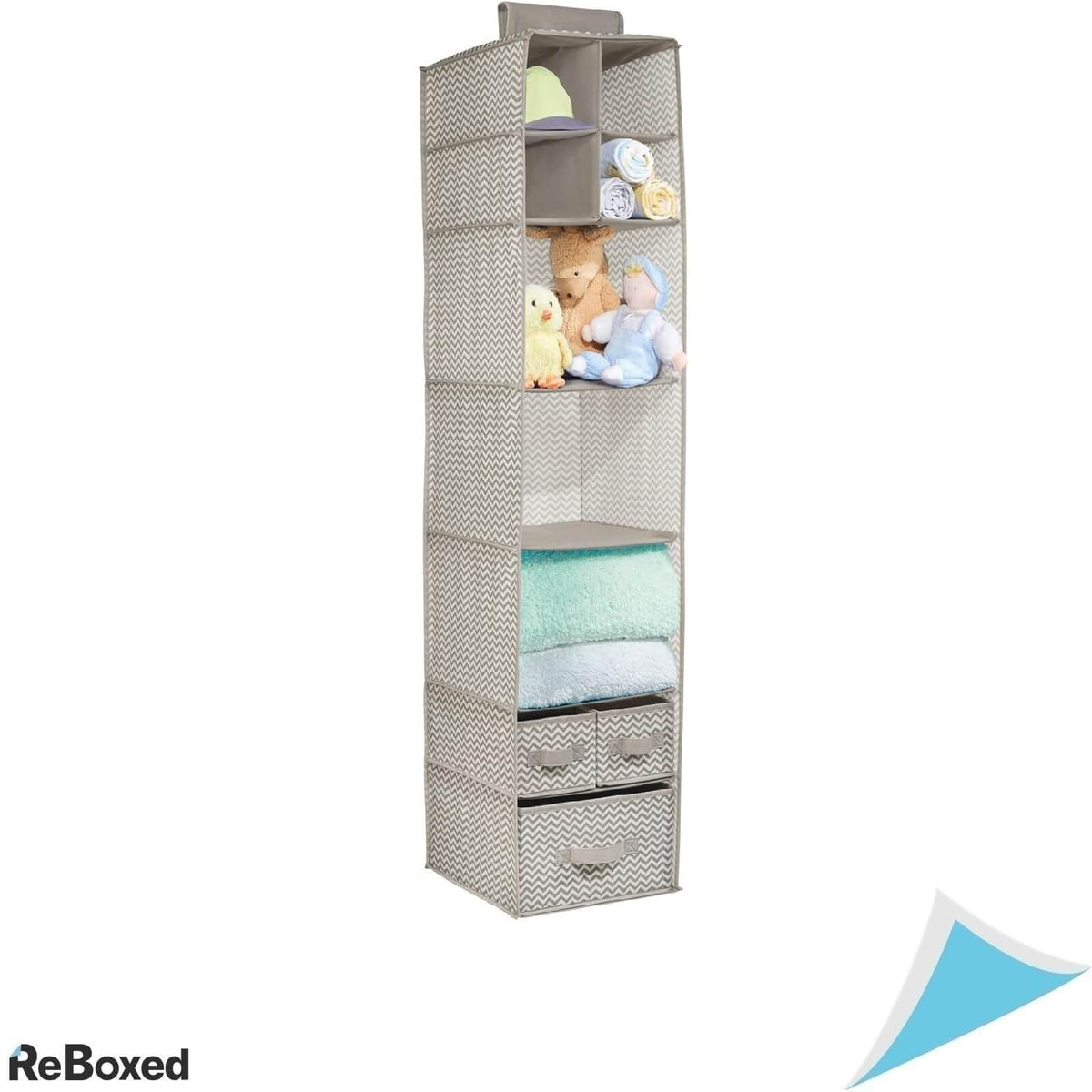 mDesign Organizator Suspendat pentru Dulap 30x30x134.5 cm