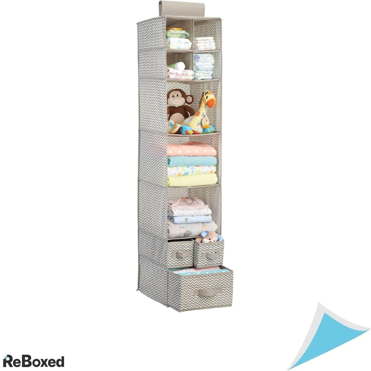 mDesign Organizator Suspendat pentru Dulap 30x30x134.5 cm