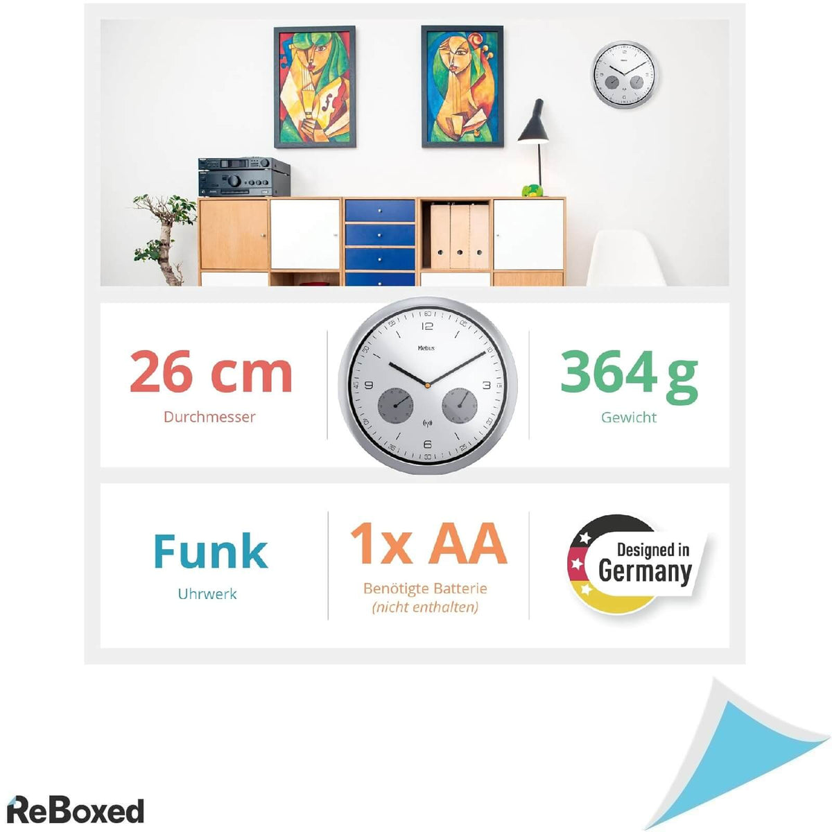 Mebus 52827 Ceas de Perete