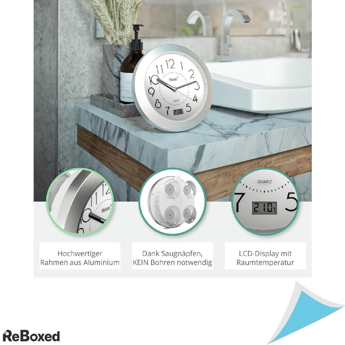 Mebus Ceas de Perete 17 cm