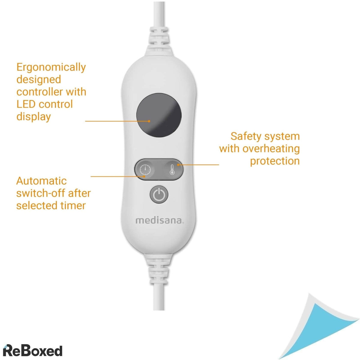 Medisana FWS Incalzitor pentru Picioare 100W 3 Setari de Temperatura