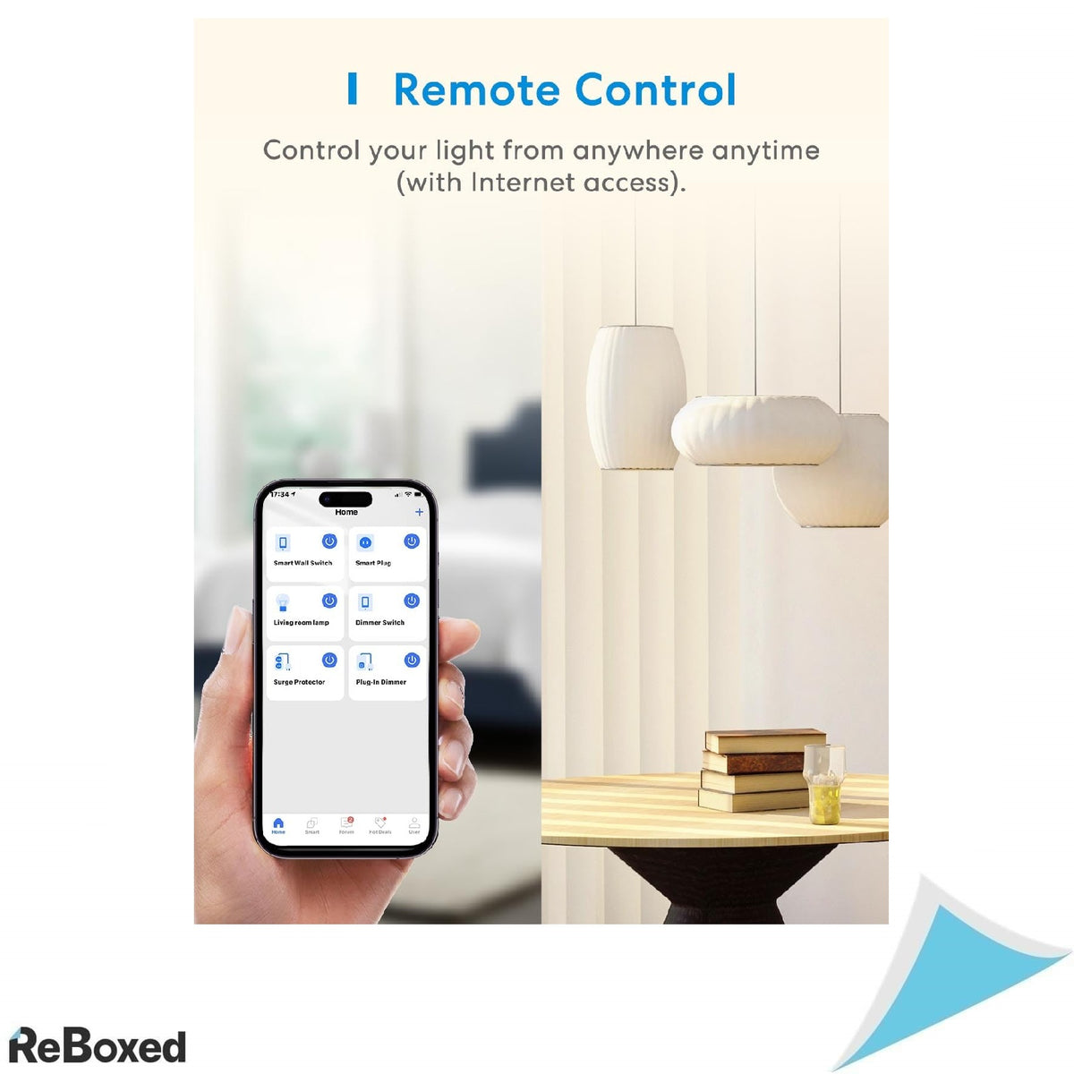 Meross Modul WiFi Switch cu control vocal, compatibil HomeKit, Alexa, Google Home (necesita fir neutru)