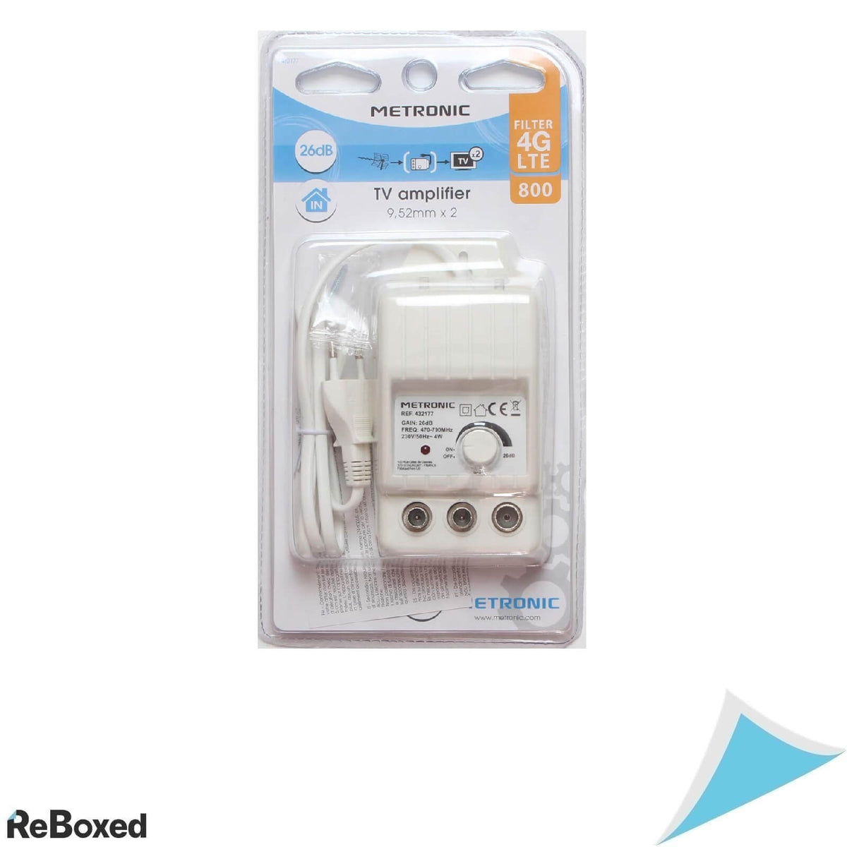Metronic 432177 Amplificator de Interior TV 4G LTE