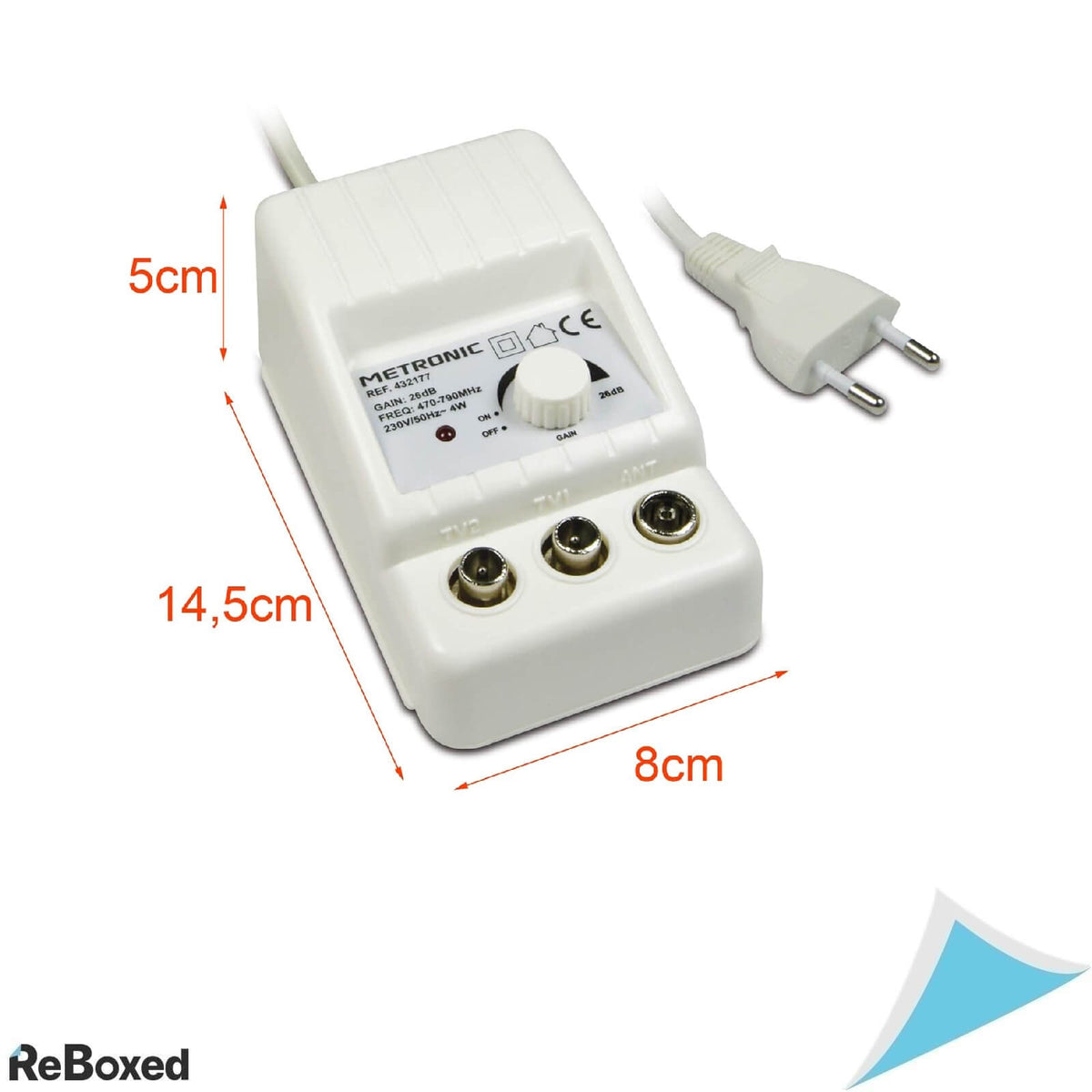 Metronic 432177 Amplificator de Interior TV 4G LTE