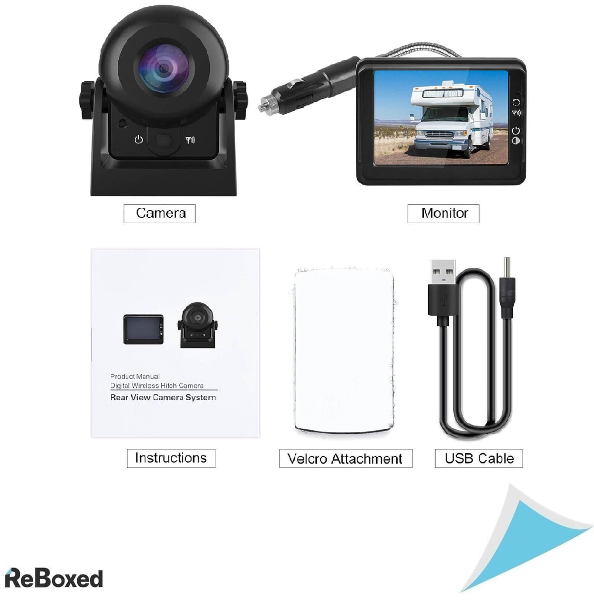 MHCABSR Kit Camera Marsarier WiFi IP68 si ecran LCD 3.5&quot;
