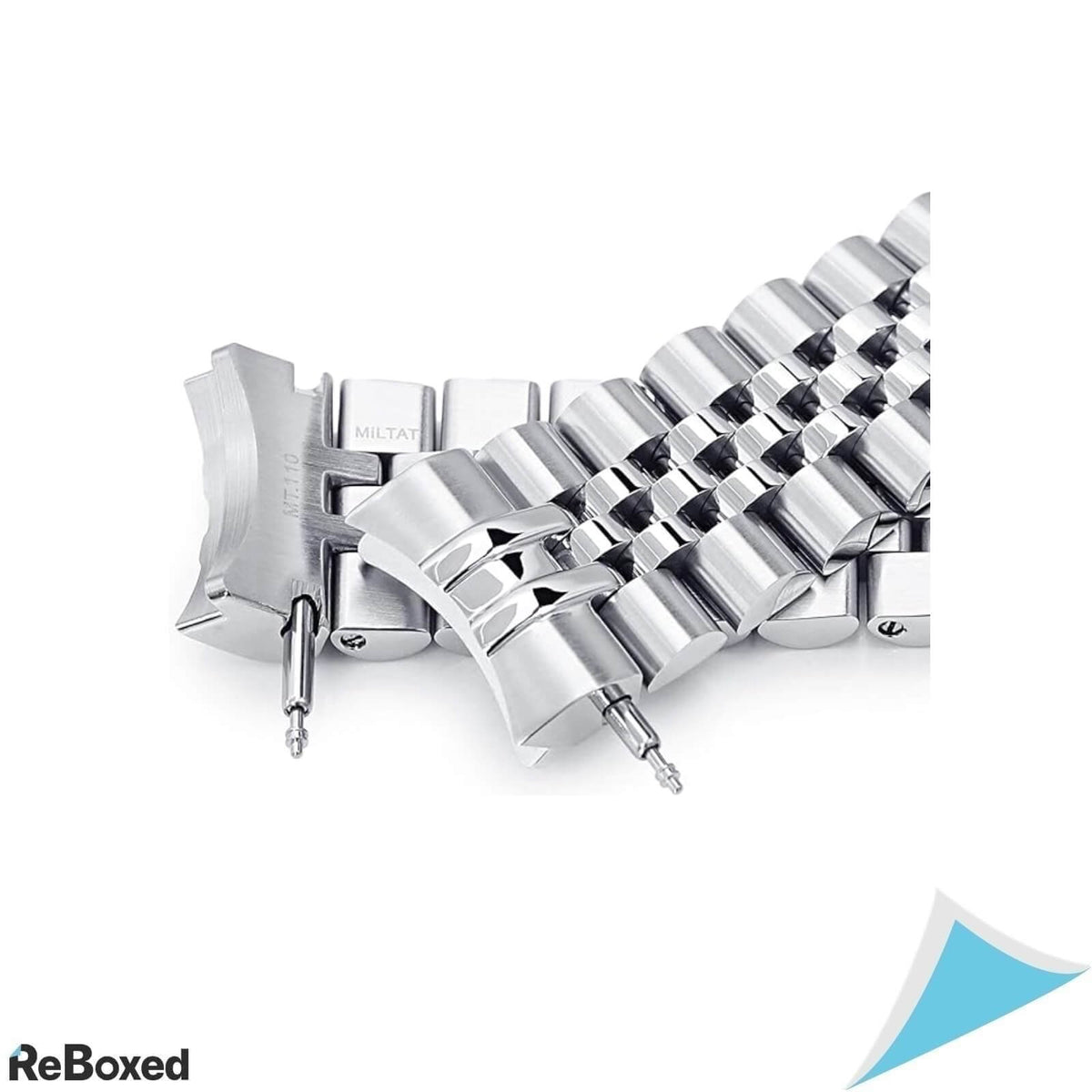 MiLTAT Super Louis Curea de Ceas 20mm Argintiu