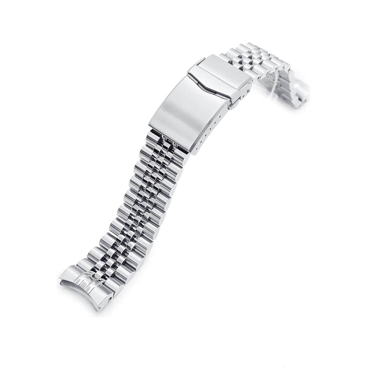 MiLTAT Super Louis Curea de Ceas 20mm Argintiu