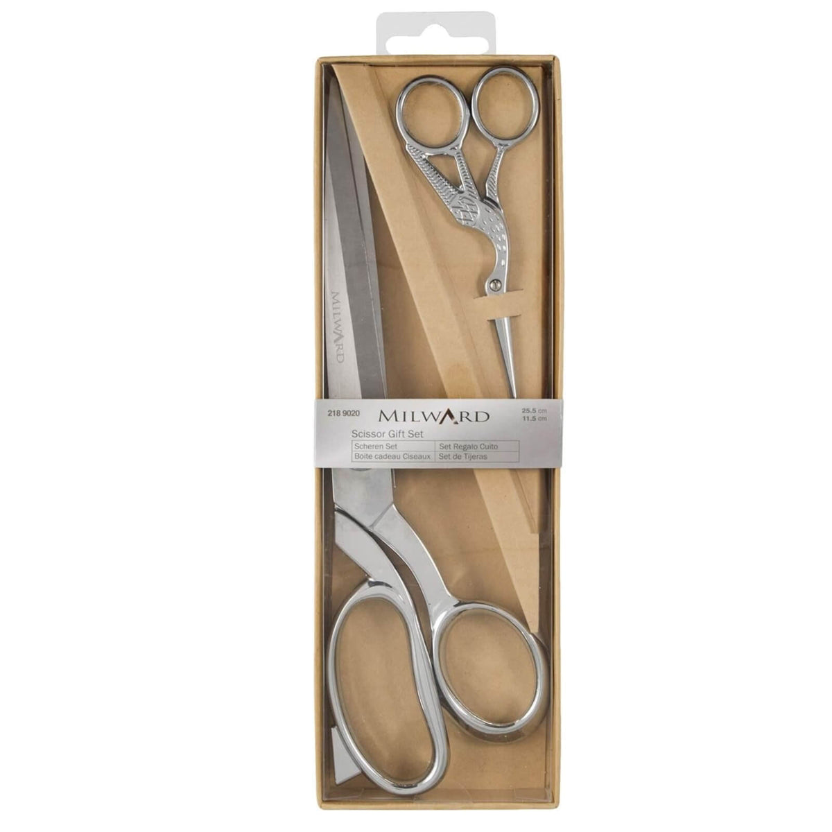 Milward 2189020 Set Foarfece Metalice pentru Croitorie si Brodat