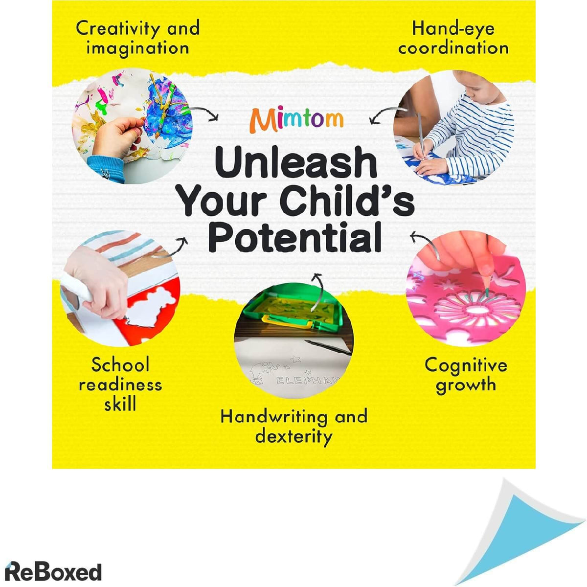 Mimtom Kit de Sabloane de Desen 60 Buc 370 Forme