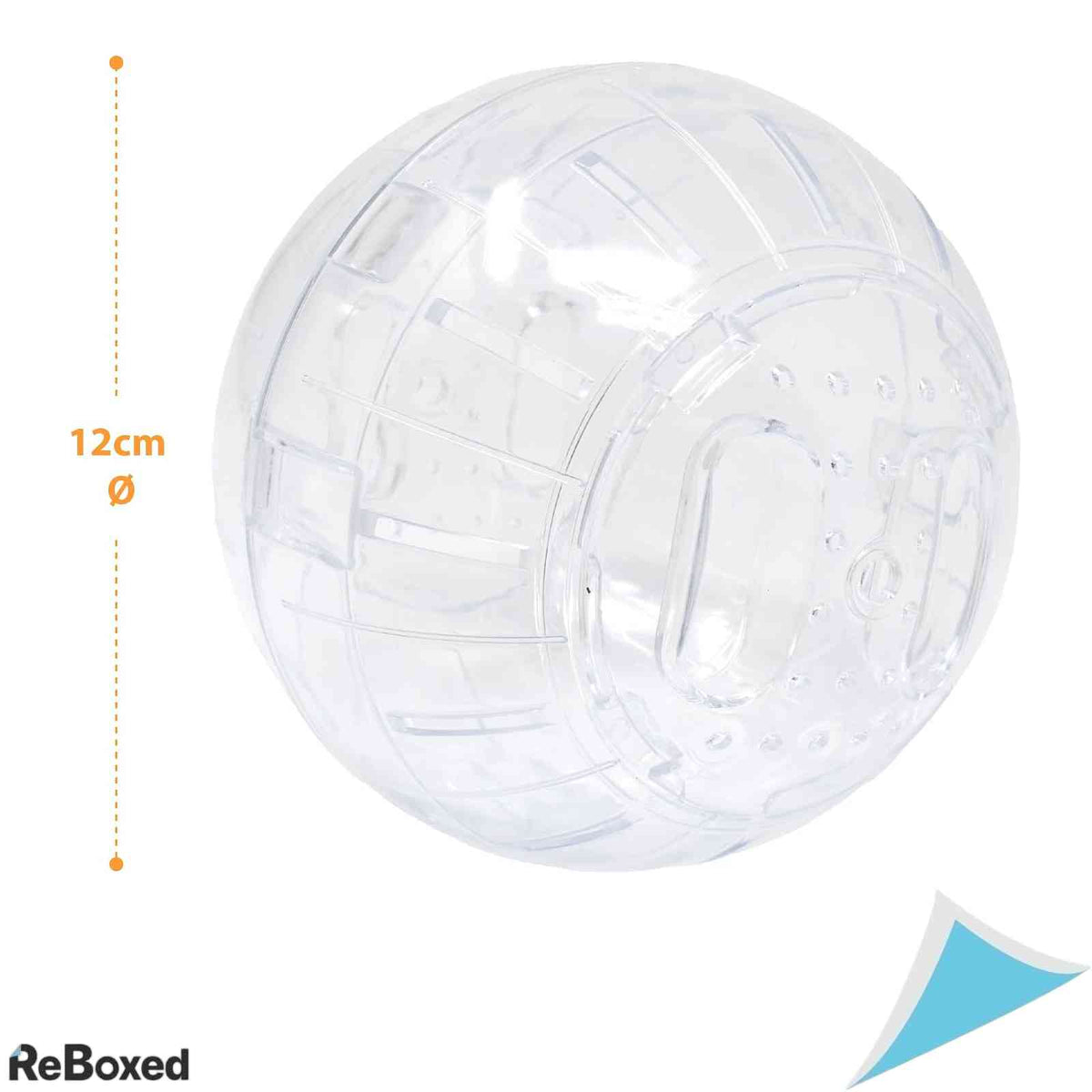 Mingie de miscare si distractie pentru rozatoare ICA GD10012, transparenta, diametru 12 cm