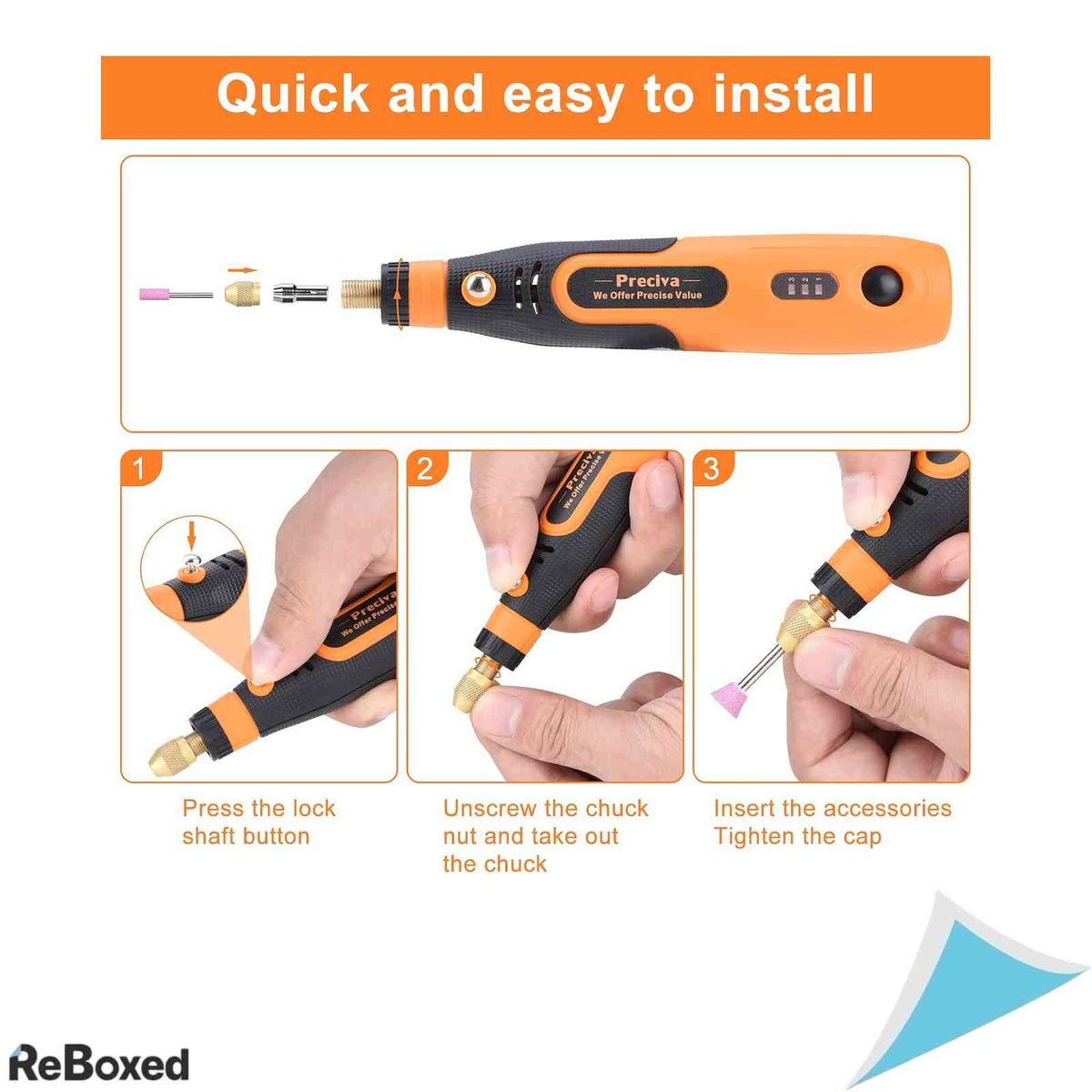 Minitool multifunctional de gravat si slefuit Preciva