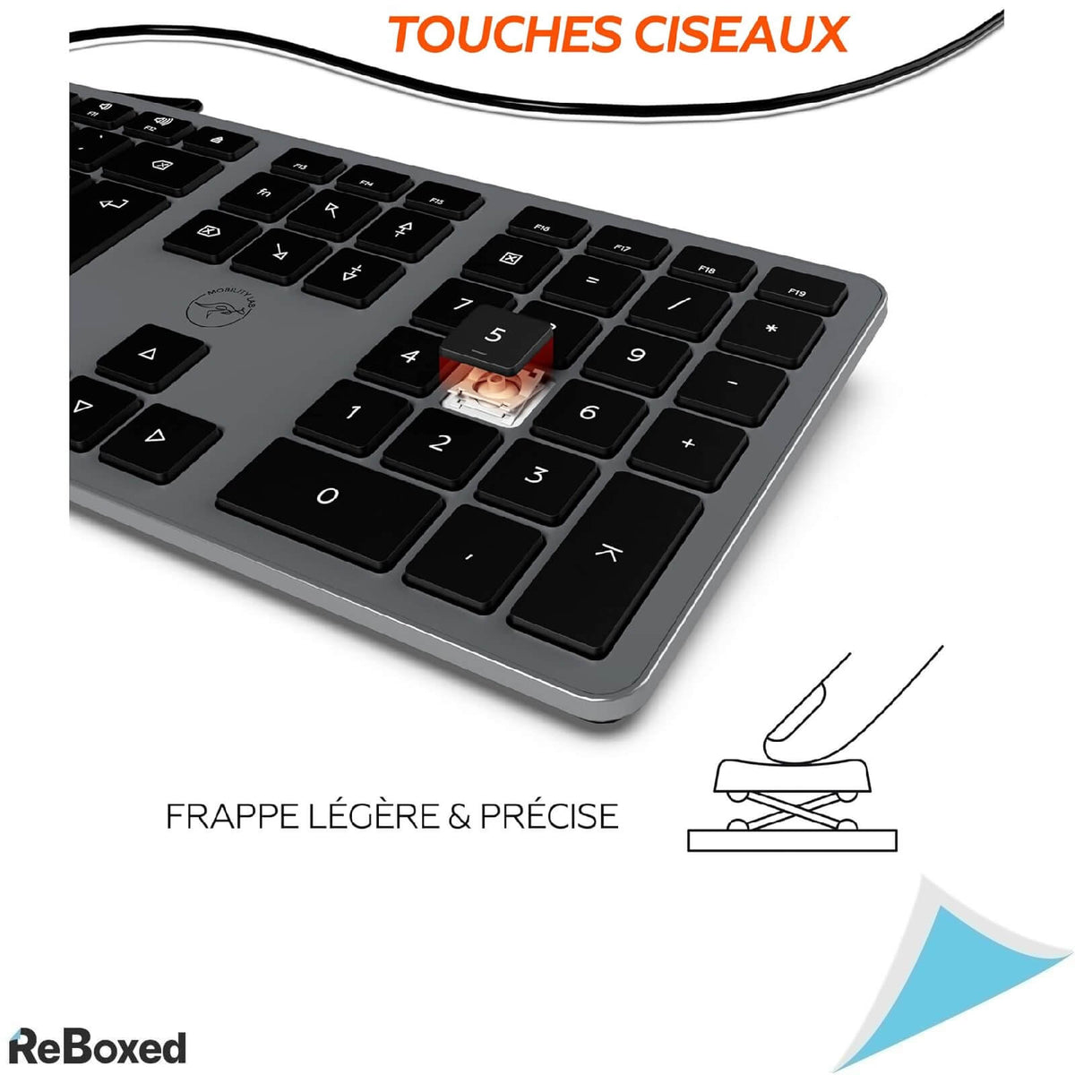 Mobility Lab Tastatura cu Fir Layout Francez AZERTY