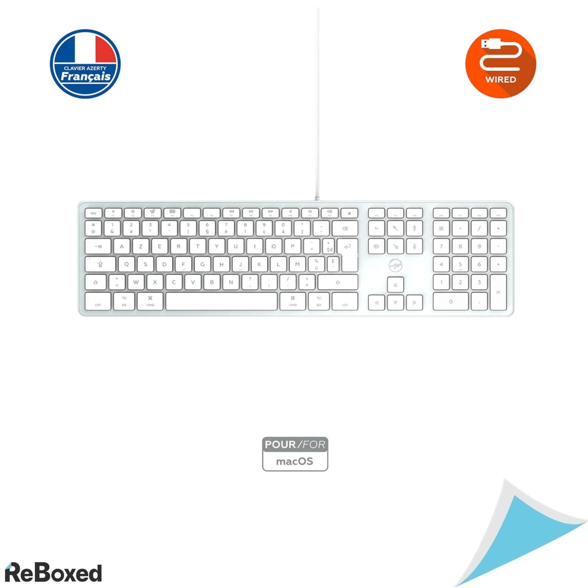 Mobility Lab Tastatura cu fir pentru MAC Layout Francez