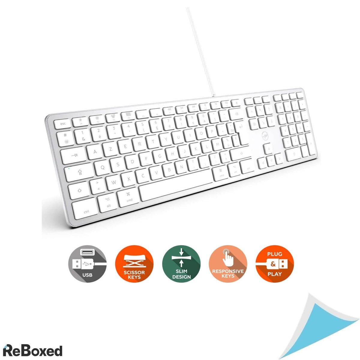 Mobility Lab Tastatura cu fir pentru MAC Layout Francez