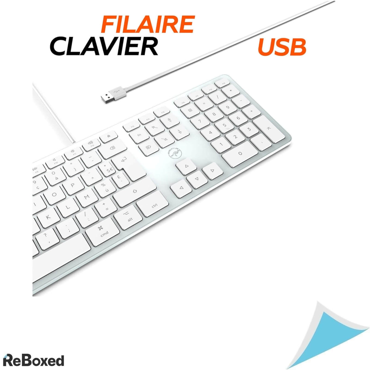 Mobility Lab Tastatura cu fir pentru MAC Layout Francez