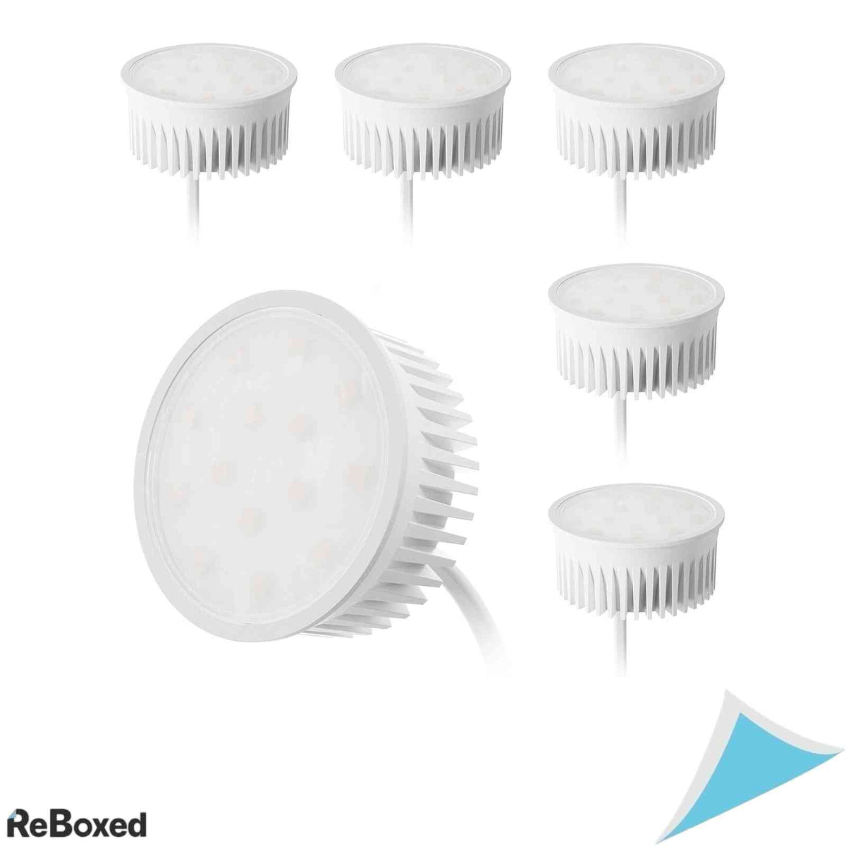 Modul LED Ultra Plat Kyotech 230V Inlocuitor GU10 MR16 Lumina Neutra 4000K Inaltime 23 mm Diametru 50 mm IP44 Alb