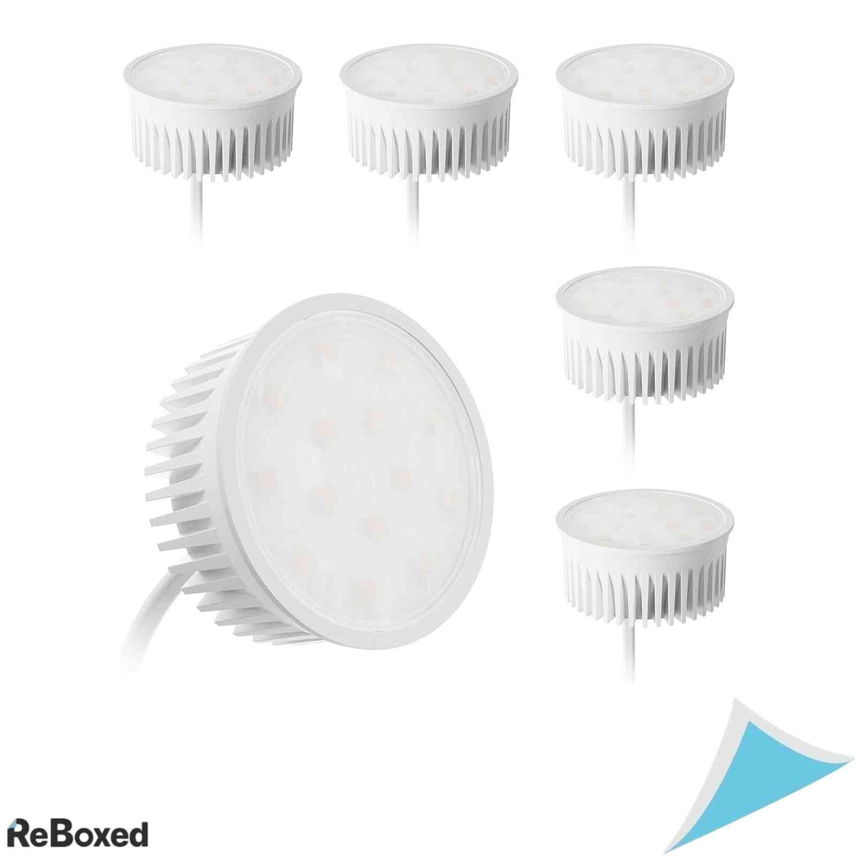 Modul LED Ultra Plat Kyotech 230V Inlocuitor GU10 MR16 Lumina Neutra 4000K Inaltime 23 mm Diametru 50 mm IP44 Alb