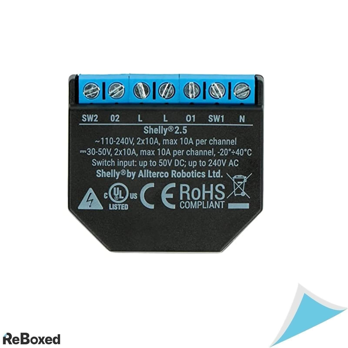 Modul Smart WiFi Shelly 2.5PM, Releu cu 2 Canale