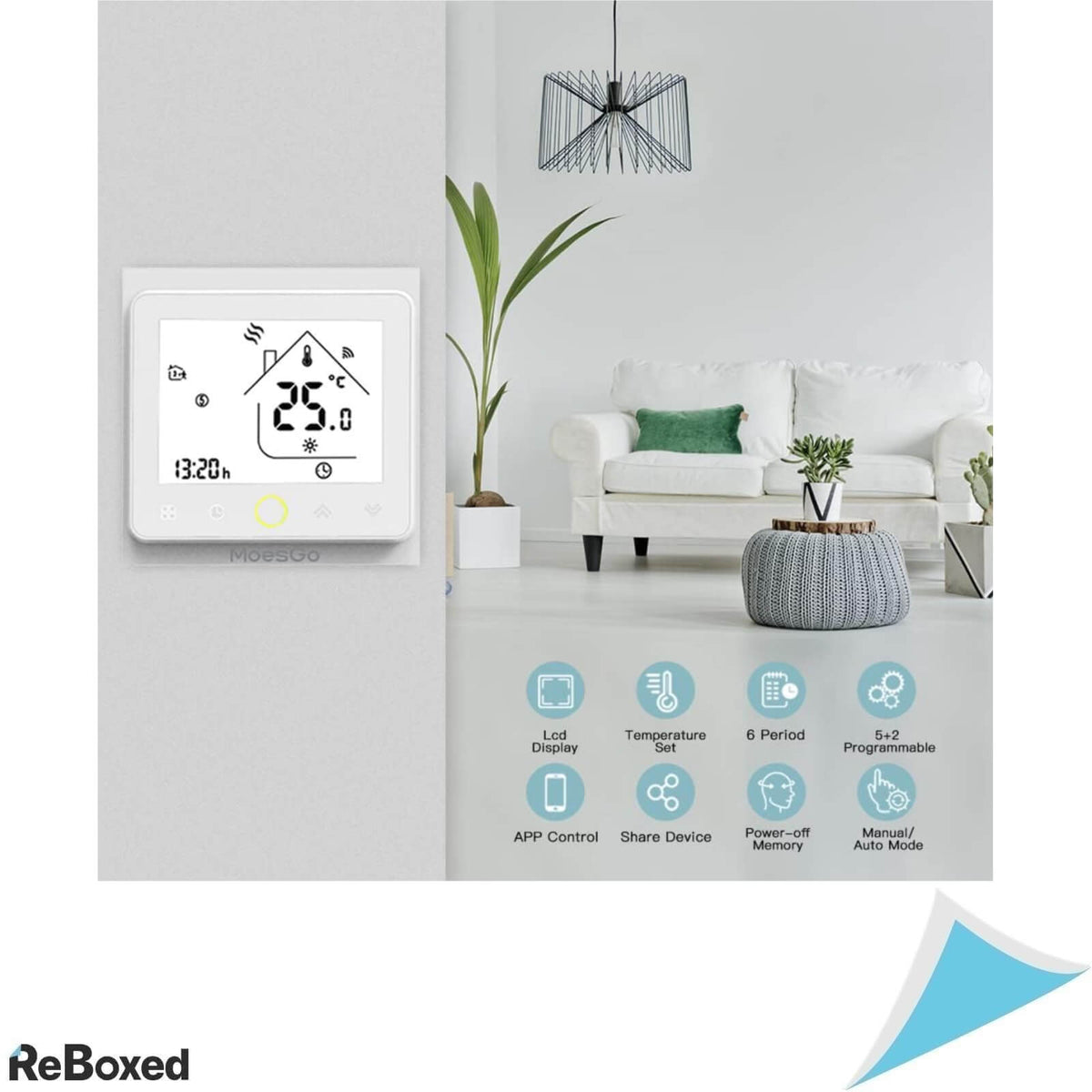 Termostat Inteligent MoesGo cu WiFi