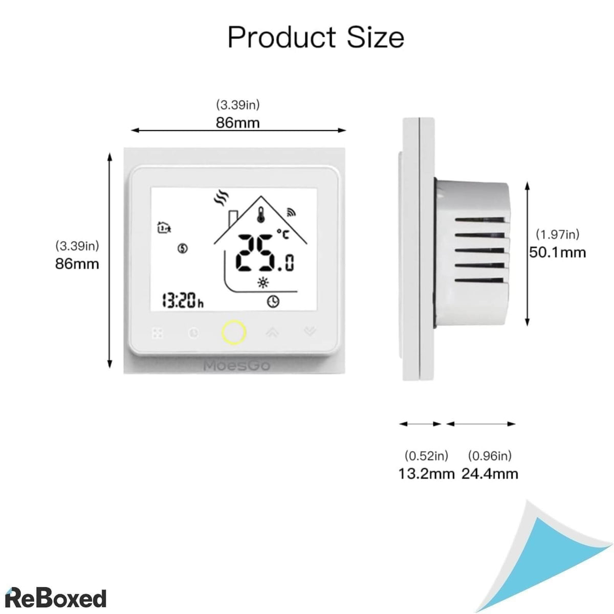 Termostat Inteligent MoesGo cu WiFi