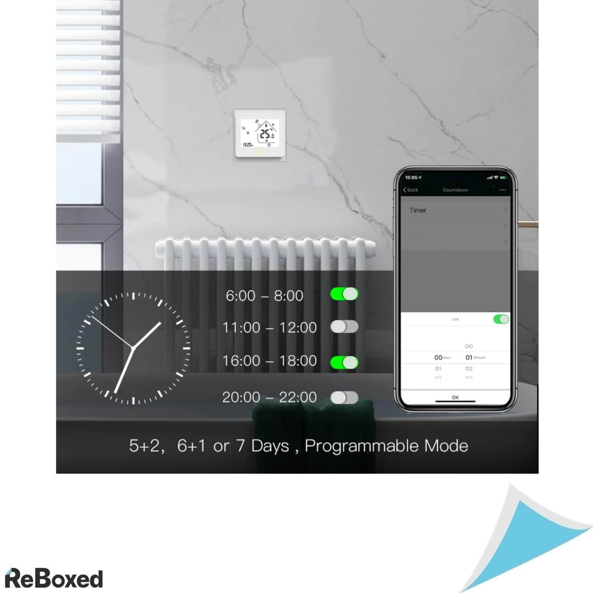 Termostat Inteligent MoesGo cu WiFi