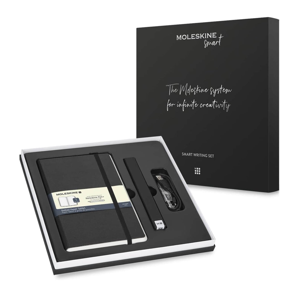 Moleskine Smart Writting Set Carnet si Pix Black