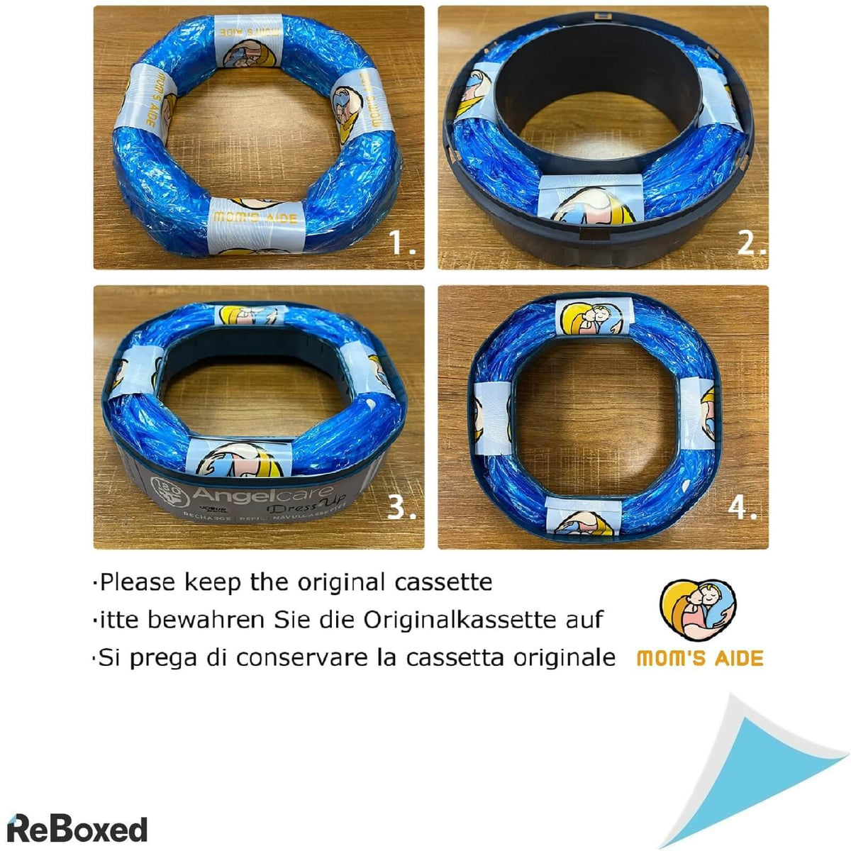 Mom&#39;s Aide Set 8 Cartuse de Rezerva pentru Cos Ermetic