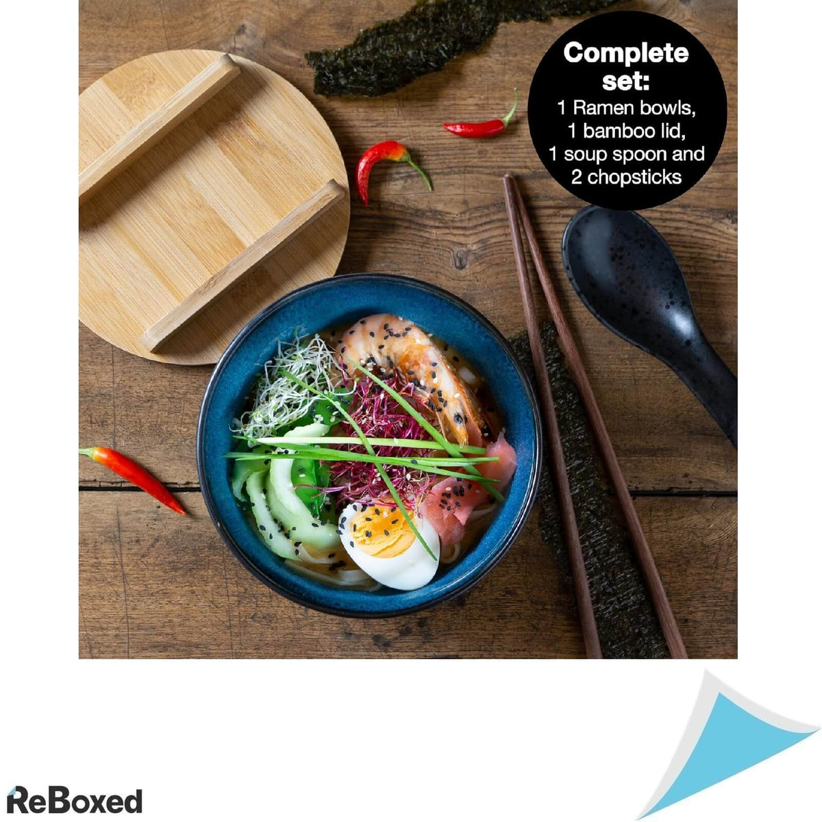 Moritz &amp; Moritz Set Bol Ceramic pentru Ramen 600ml Ø 15cm