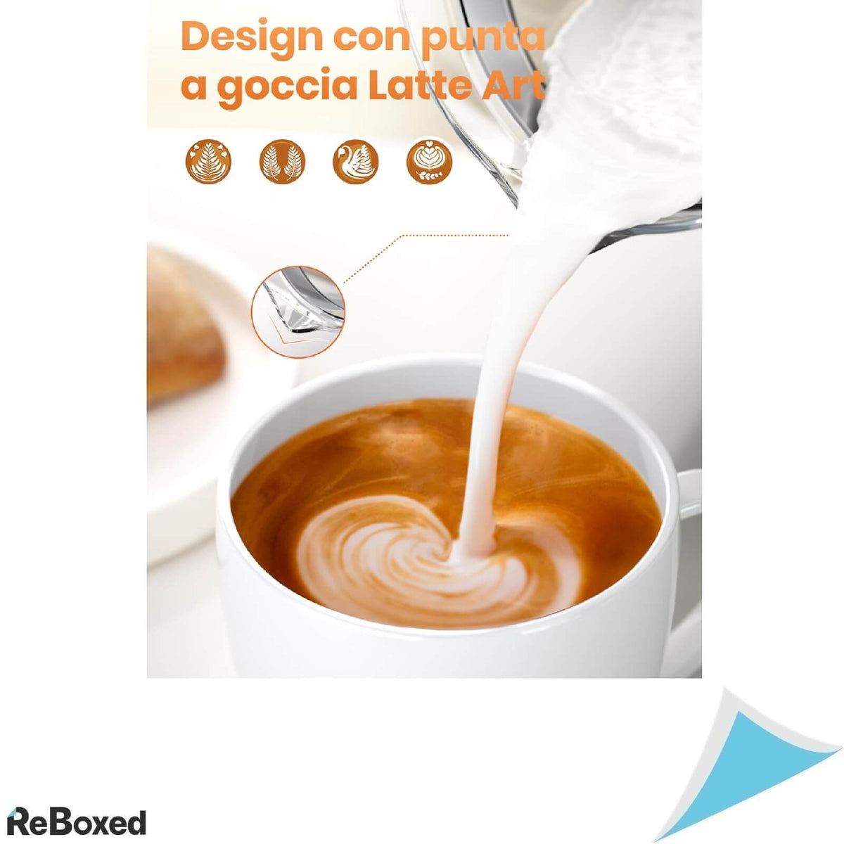 Morpilot Spumator Lapte 4 in 1 600W