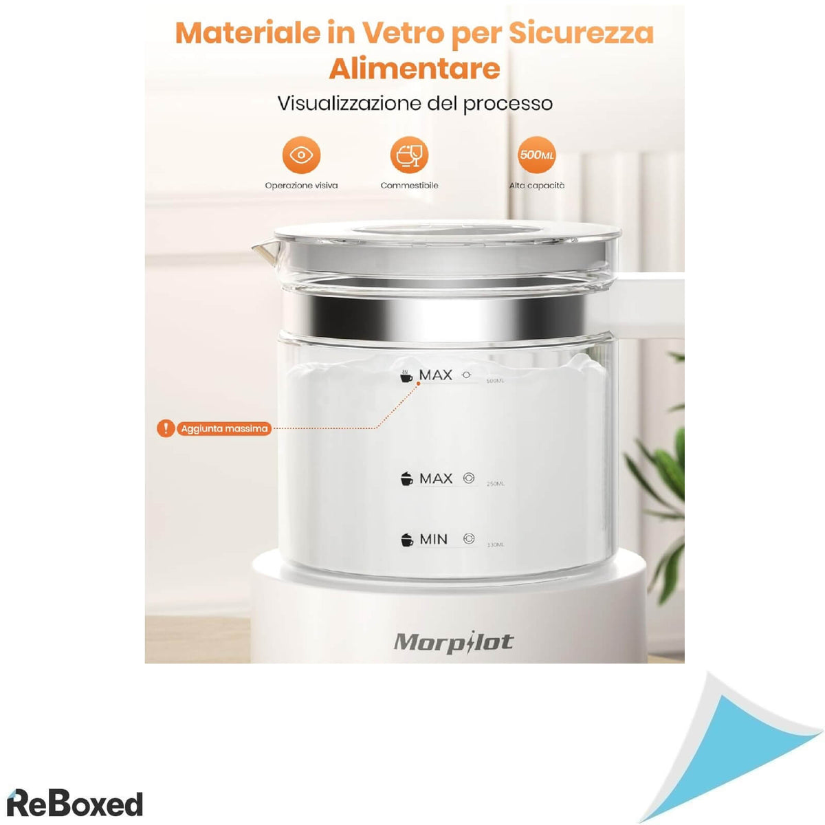 Morpilot Spumator Lapte 4 in 1 600W