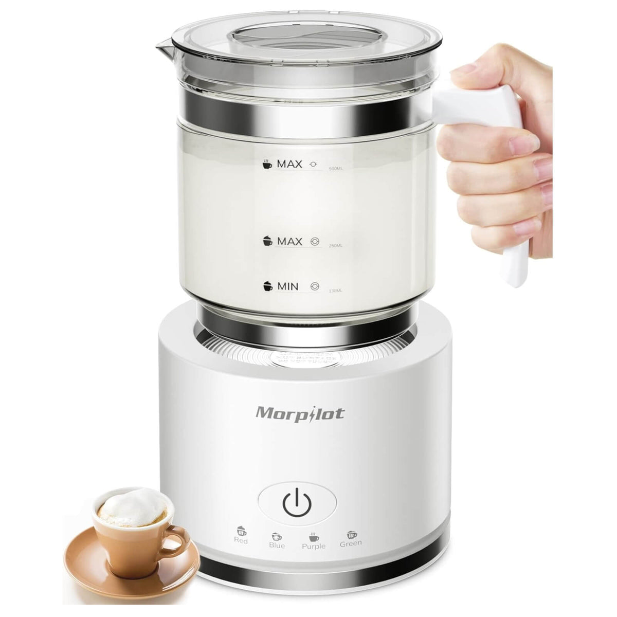 Morpilot Spumator Lapte 4 in 1 600W