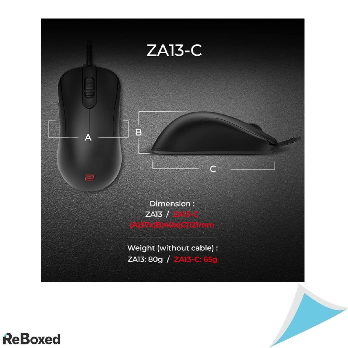 Mouse Gaming ZOWIE ZA13-C Esports, Negru
