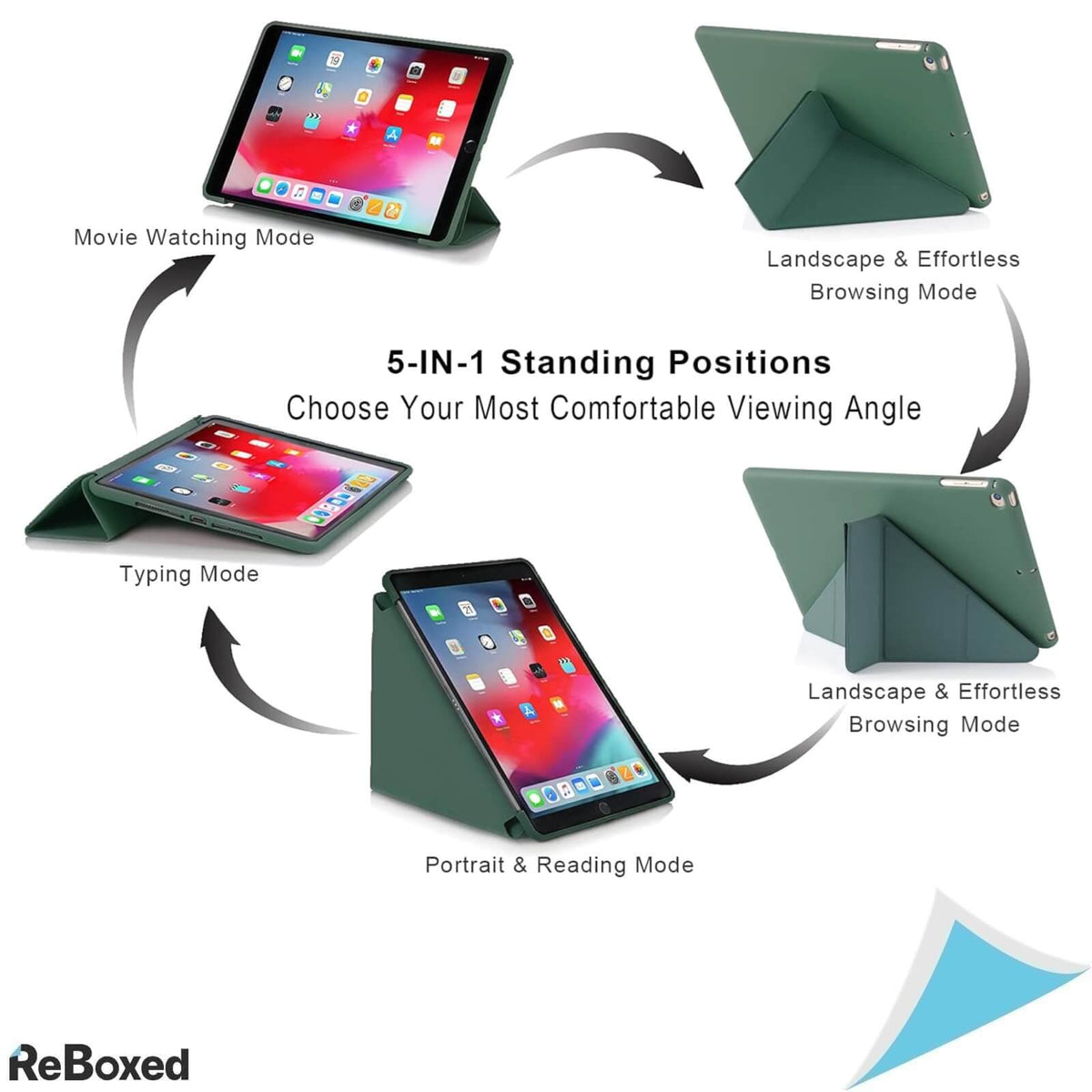 MyDouxTech Husa pentru iPad 9.7 Inch TPU Verde Inchis