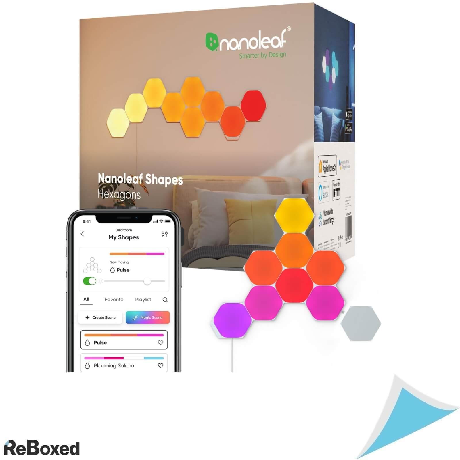 Nanoleaf Set Inteligent de Panouri Luminoase LED Hexagon