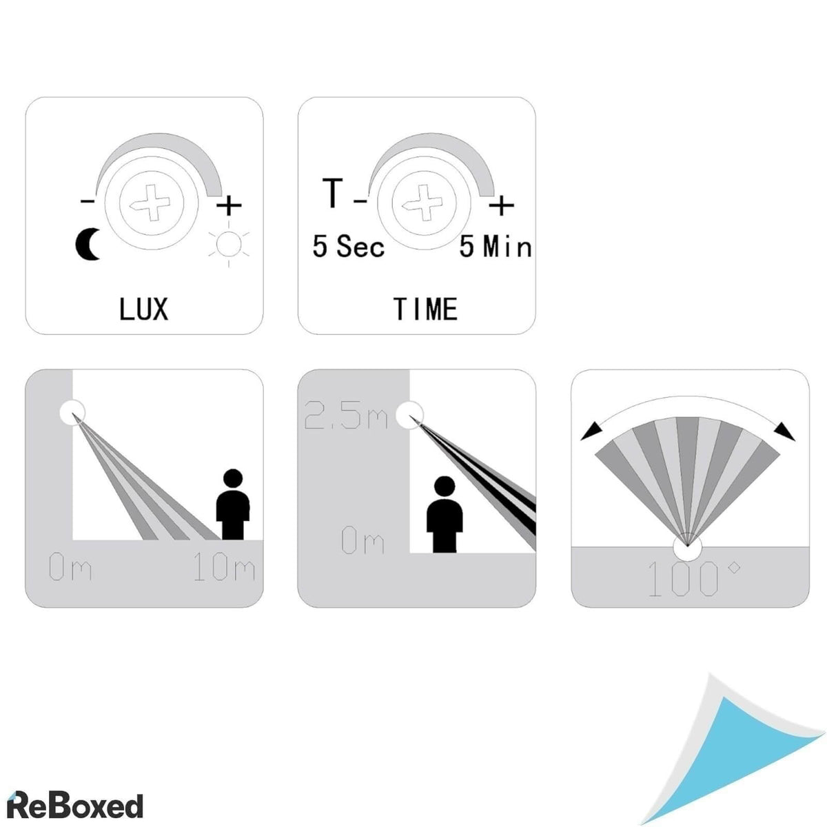 Navedo Eglo Aplica Exterior E27 IP44 60W 47.5 x 28.5 x 20 cm