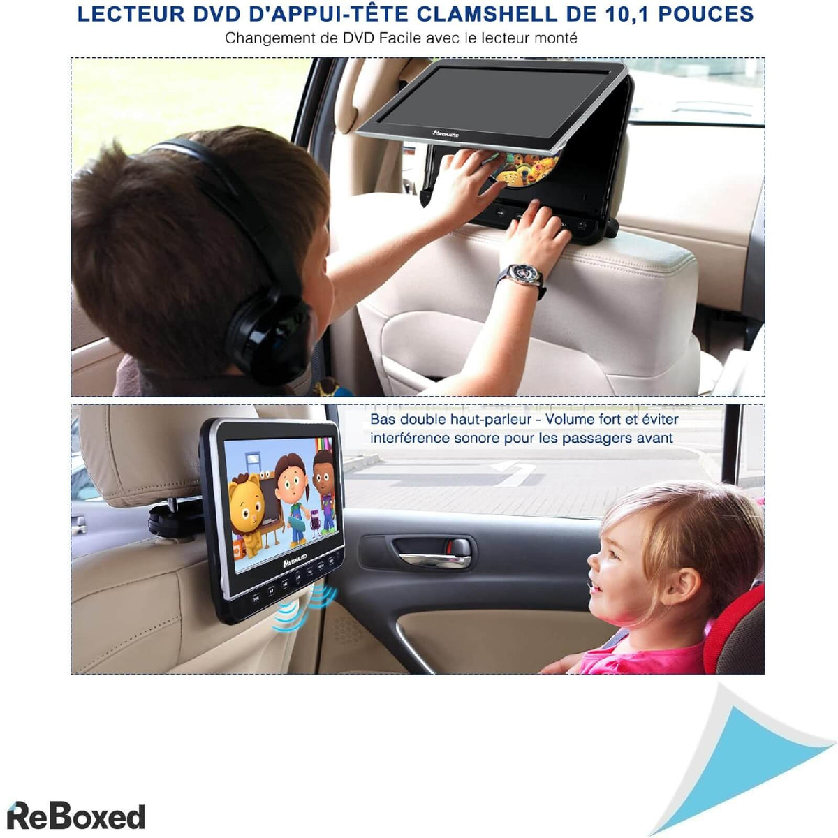 Naviskauto DVD Dual Player HDMI pentru Masina 10.1&quot;