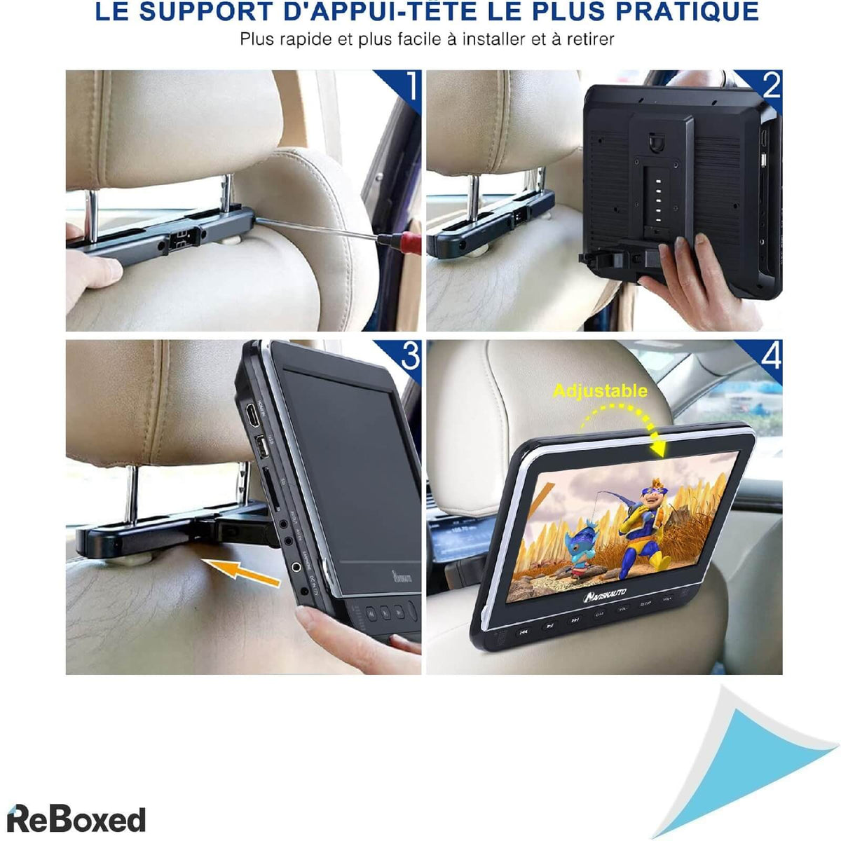 Naviskauto DVD Dual Player HDMI pentru Masina 10.1&quot;