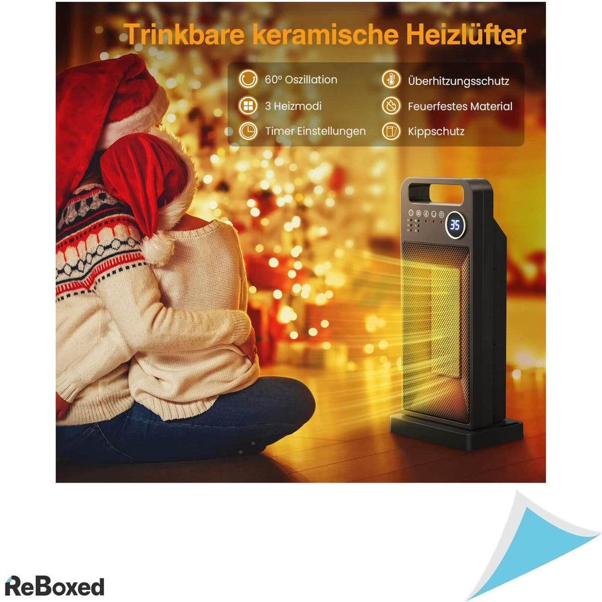 NEEMO Radiator Ceramic cu Ventilator Oscilant 2000W PTCj