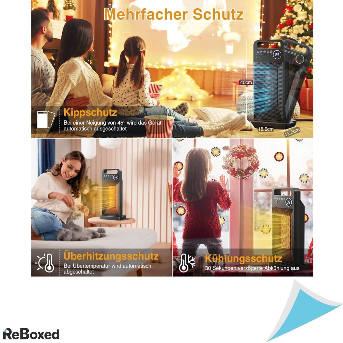 NEEMO Radiator Ceramic cu Ventilator Oscilant 2000W PTCj