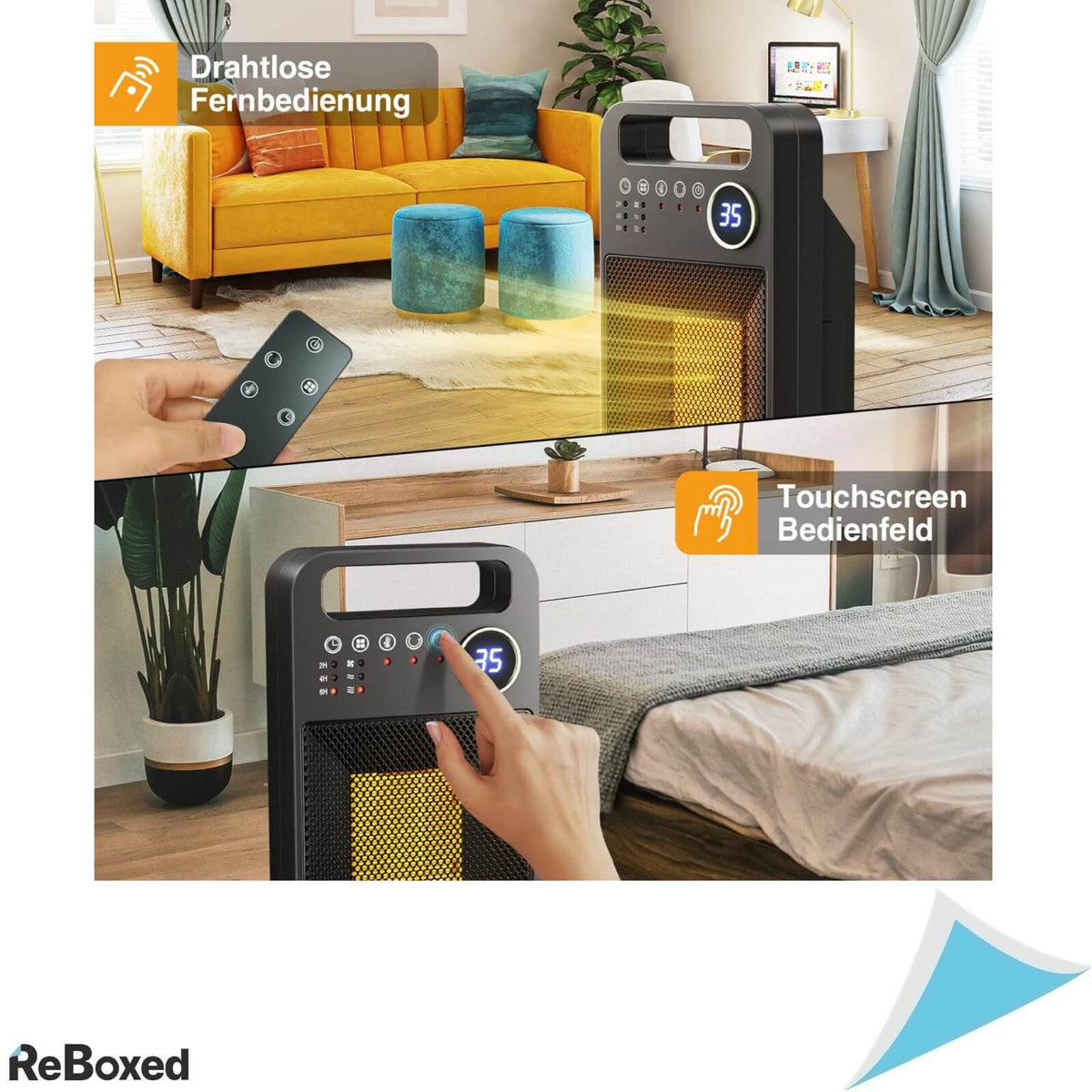 NEEMO Radiator Ceramic cu Ventilator Oscilant 2000W PTCj