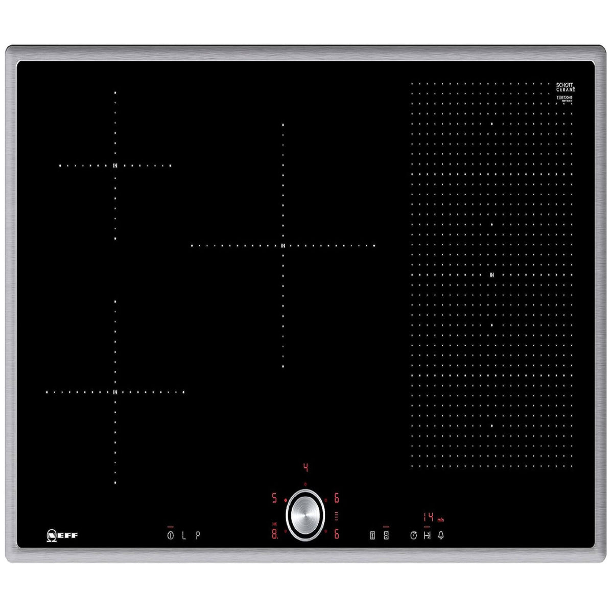 Neff T70 T58BT20N0 Plita Inductie TwistPad FlexInduction 80 cm