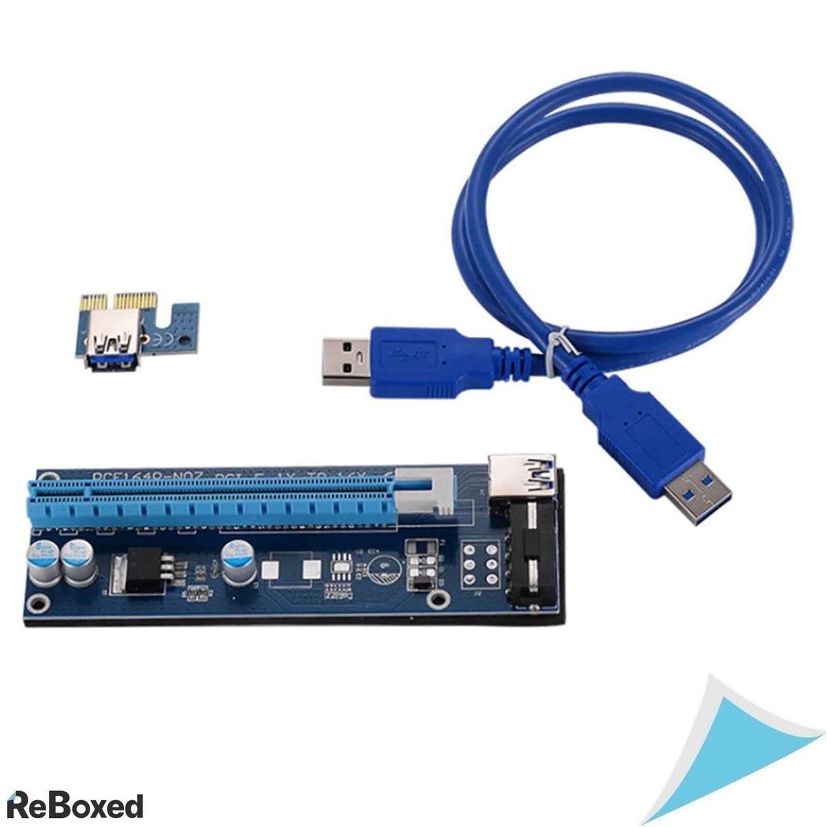 Nephit Set de 2 Riser Card PCI Express X1-X16 USB 3.0 Placi Video ...