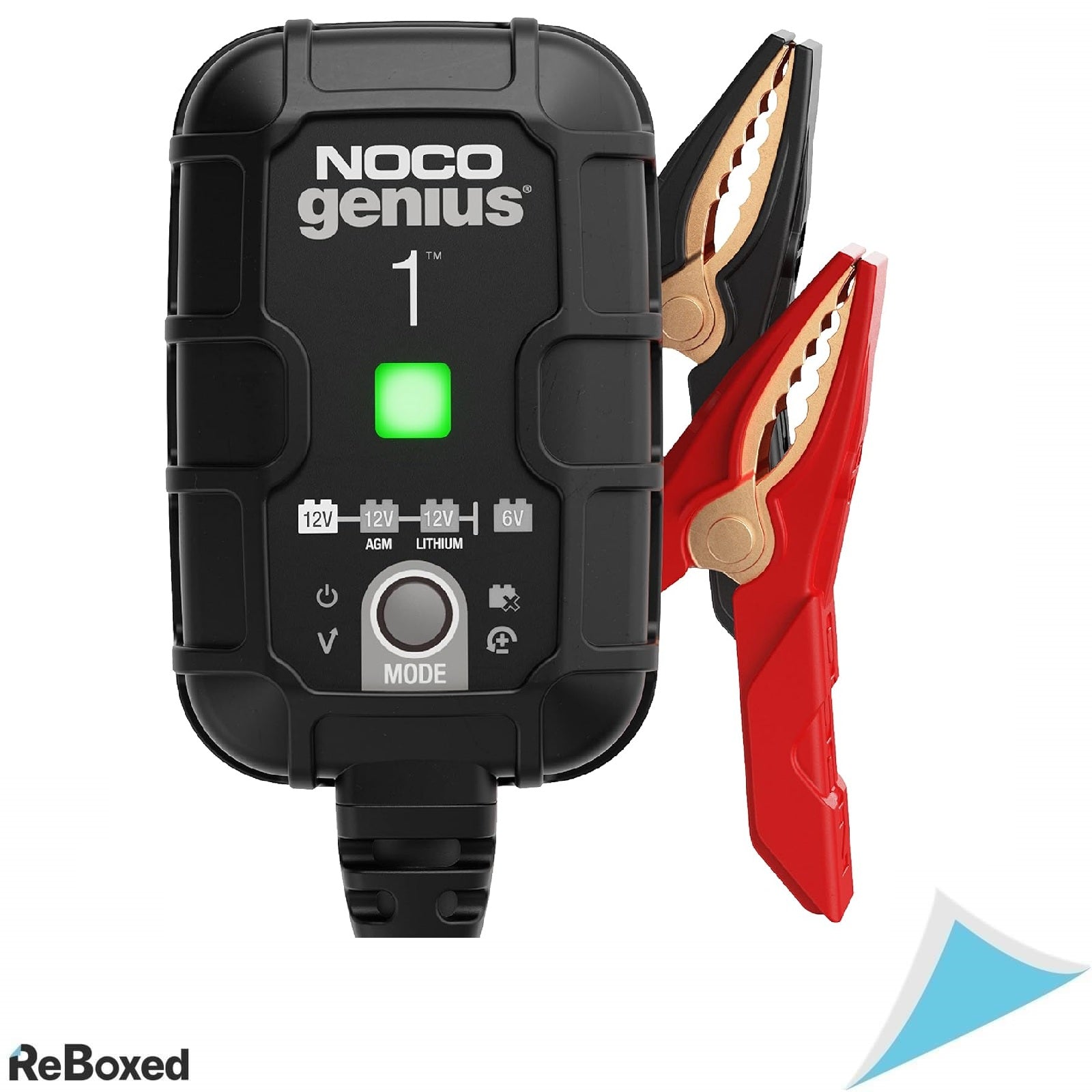 Noco Genius1 Incarcator Inteligent Complet Automat 1A pentru Baterii 6V si 12V, Auto, Moto, Barci
